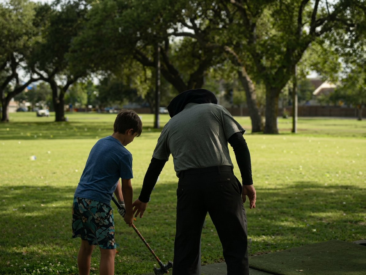 Juniors competing during the monthly 9-hole play day