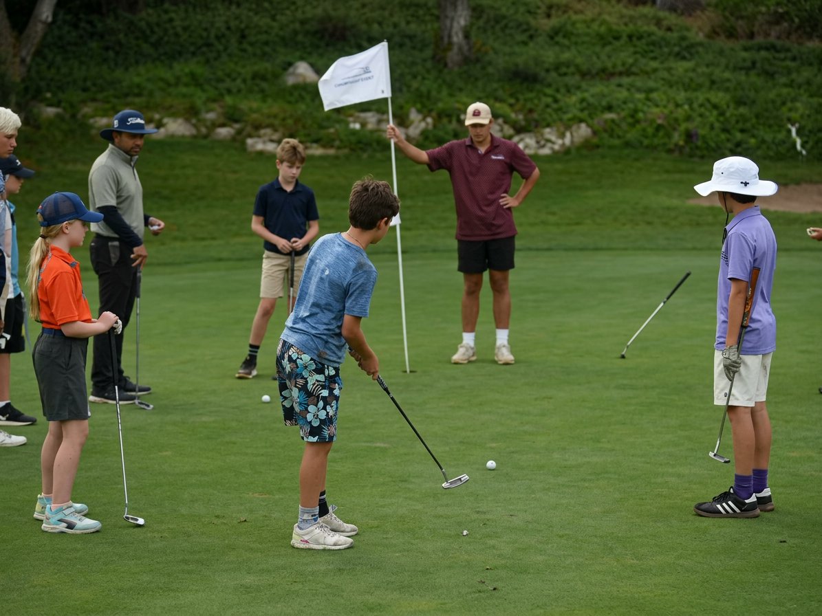 Junior golfers ready to join the After School Academy